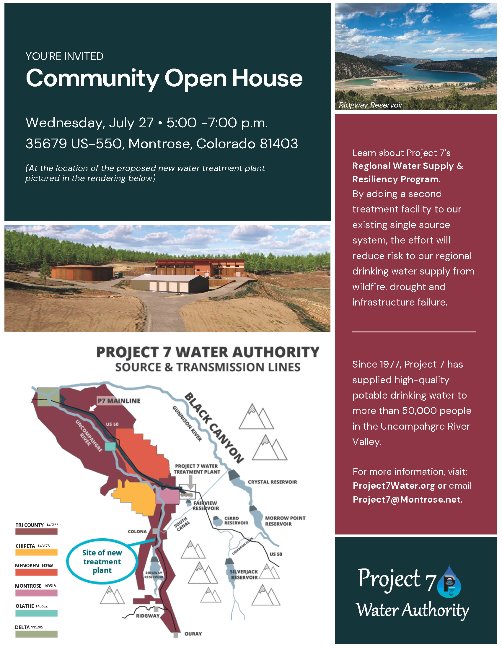 Project 7 Open House Flyer