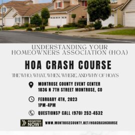 Montrose County HOA Crash Course
