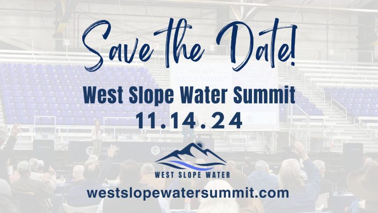 2024 West Slope Water Summit Save the Date